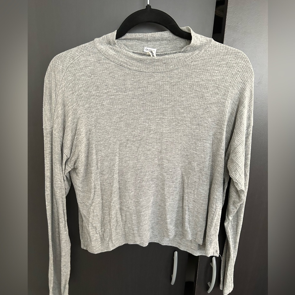 Grey turtle neck
